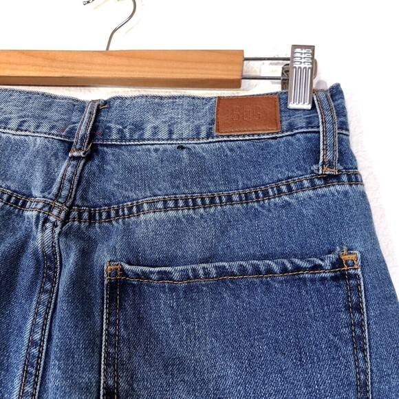 URBAN OUTFITTERS BDG High Rise Straight Cowboy Jean Denim Western Patchwork 29 - Picture 8 of 10